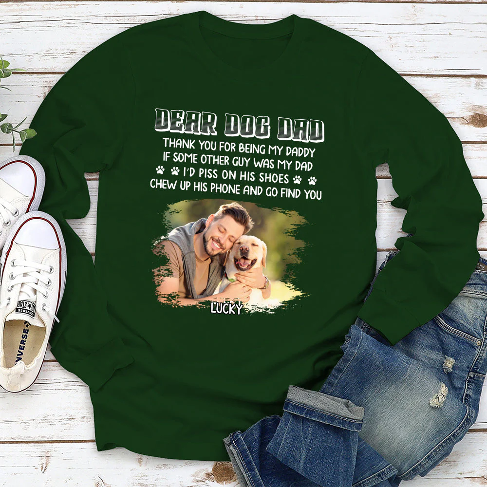 My One And Only Daddy - Personalized Custom Long Sleeve T-shirt - Image 3