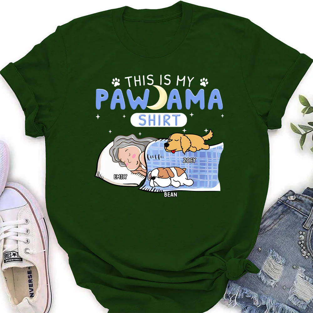 My Pajama For Holiday - Personalized Custom Women's T-shirt - Image 4
