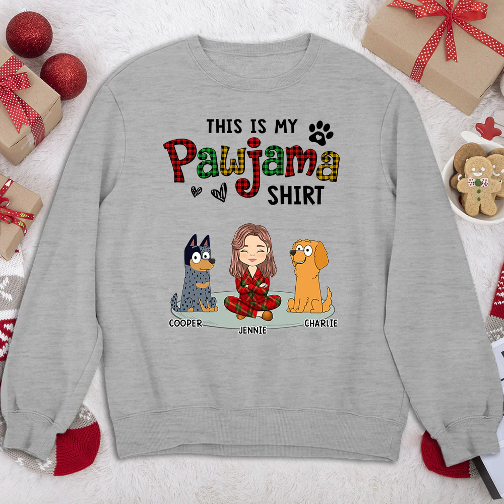My Pawjama Shirt Version 3 - Personalized Custom Sweatshirt - Image 3