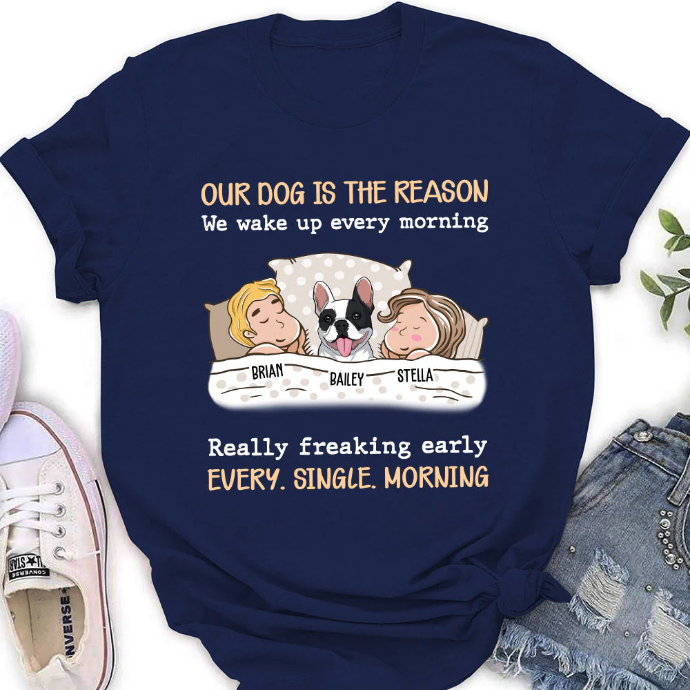 My Pet Reason Couple - Personalized Custom Women's T-shirt - Image 4
