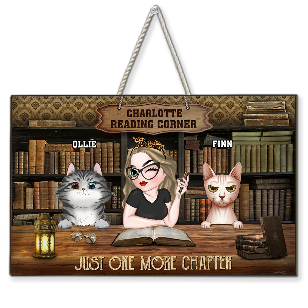 My Reading Corner - Personalized Custom Wood Sign