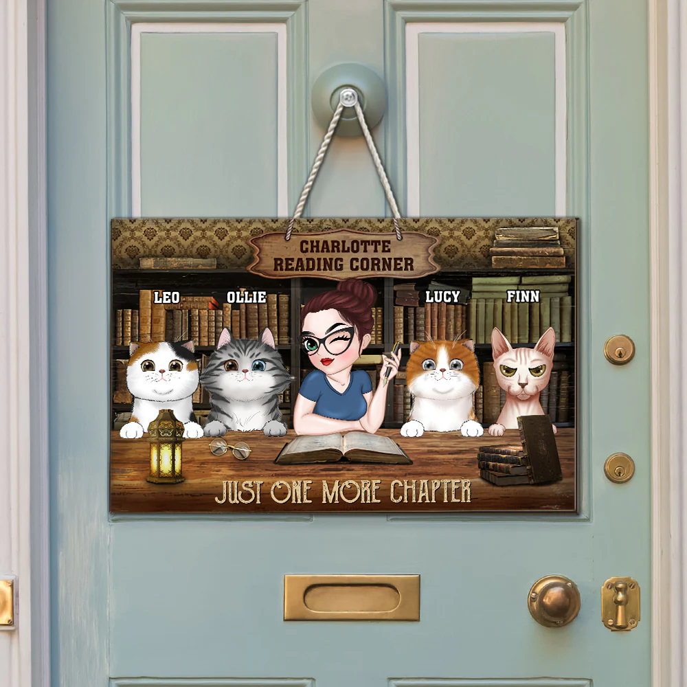 My Reading Corner - Personalized Custom Wood Sign - Image 4