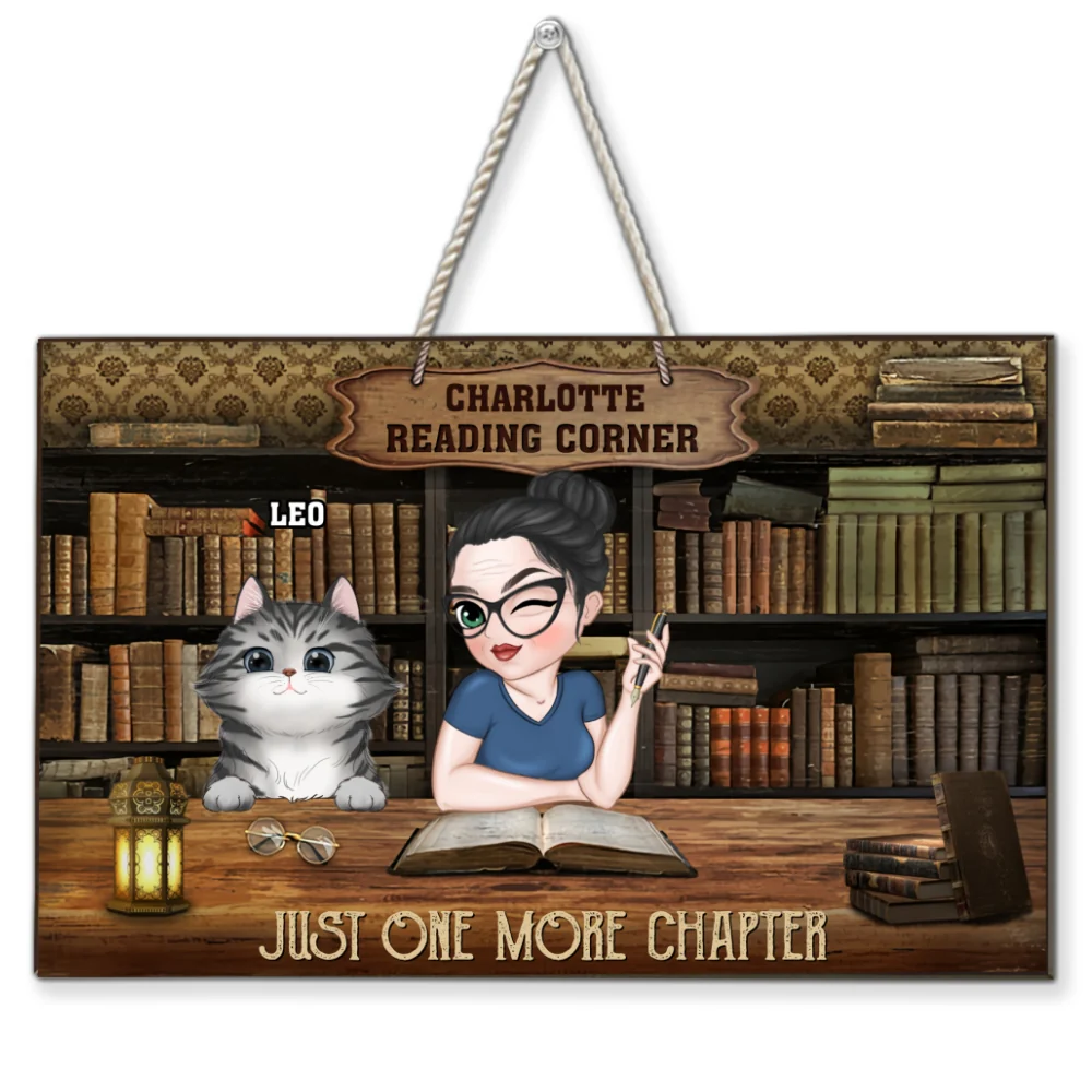 My Reading Corner - Personalized Custom Wood Sign - Image 6