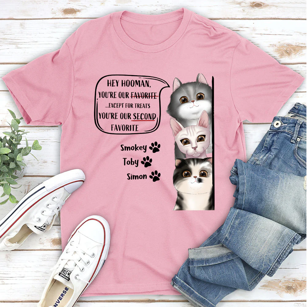 My Second Favourite - Personalized Custom Unisex T-shirt - Image 3