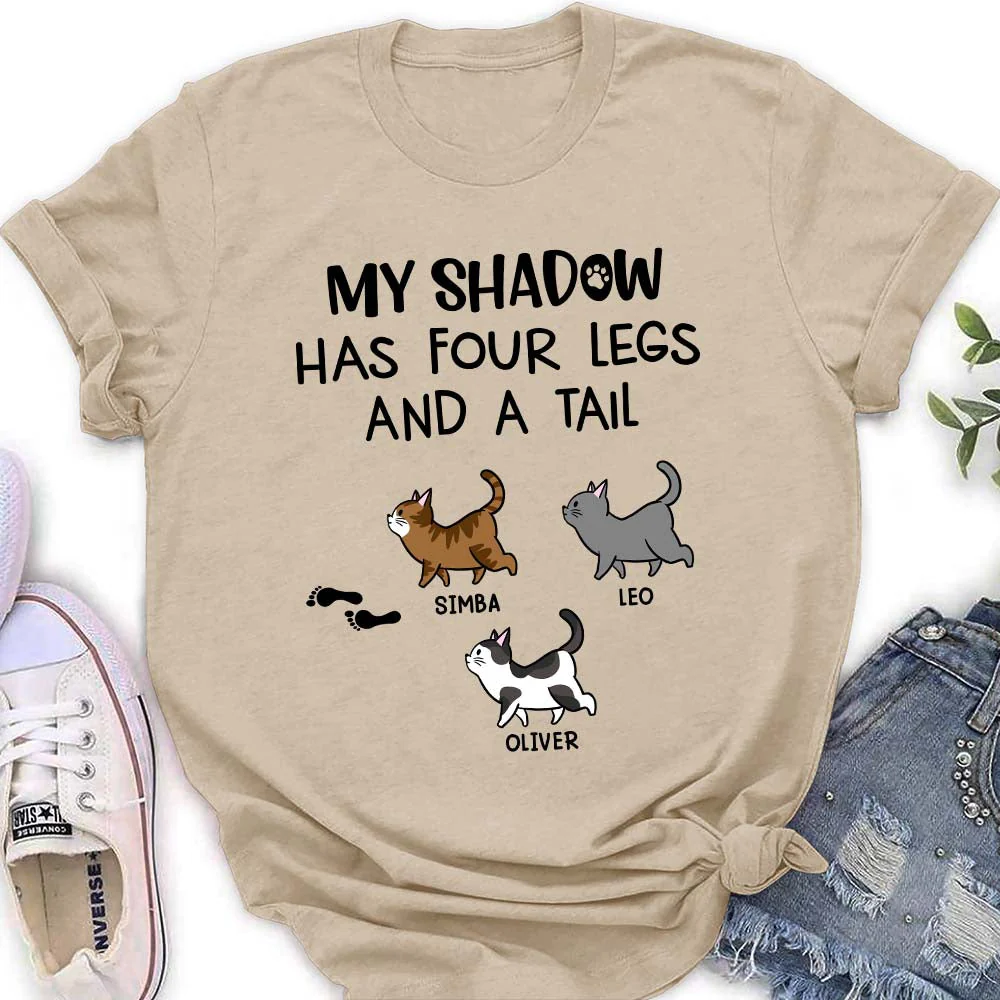 My Shadow 1 - Personalized Custom Women's T-shirt - Image 2