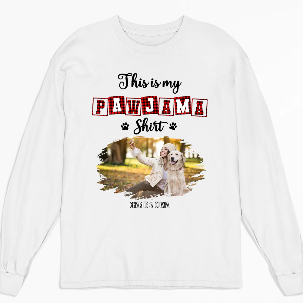 My Sleepshirt Ver 2 Photo - Personalized Custom Long Sleeve T-Shirt