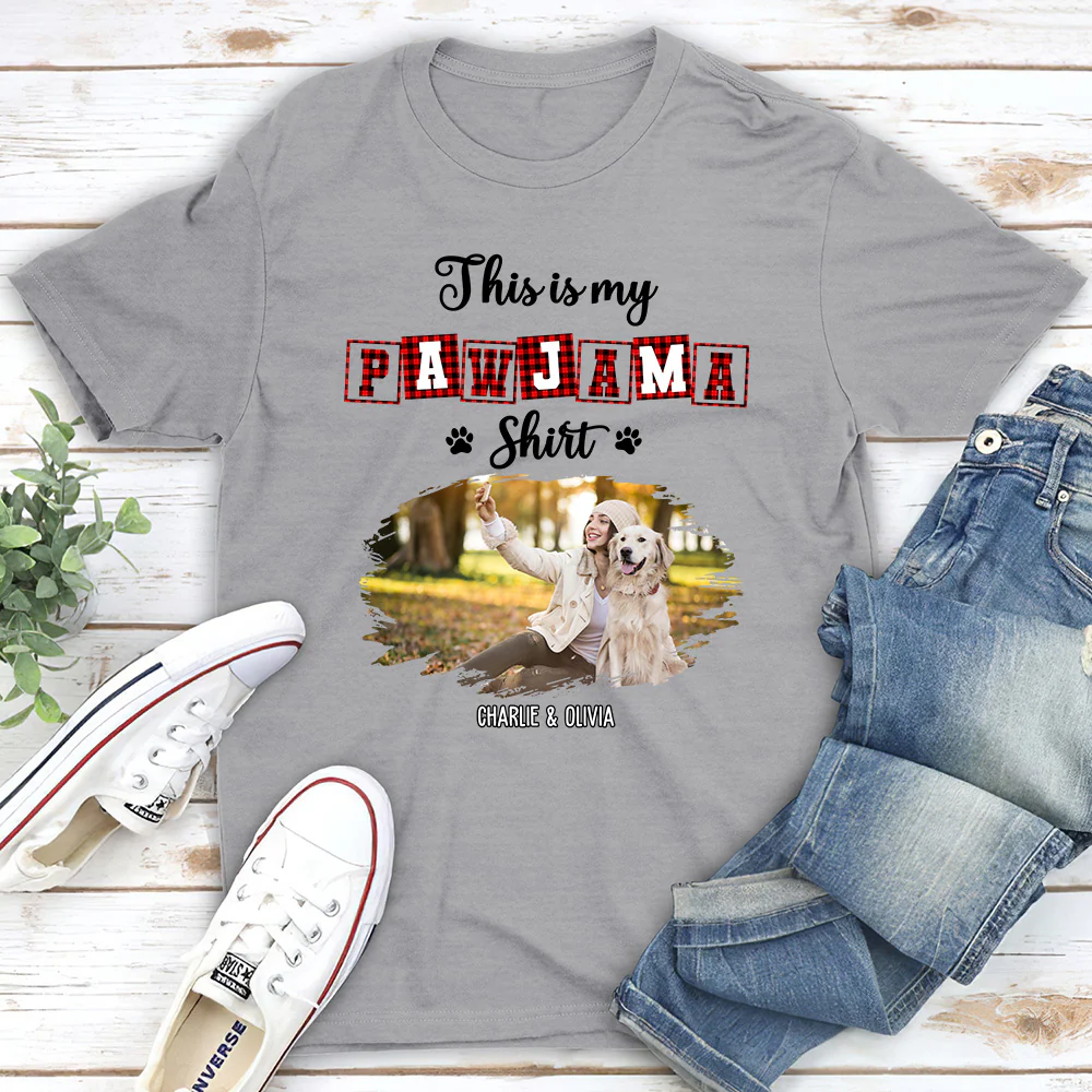 My Sleepshirt Ver 2 Photo - Personalized Custom Unisex T-Shirt - Image 2