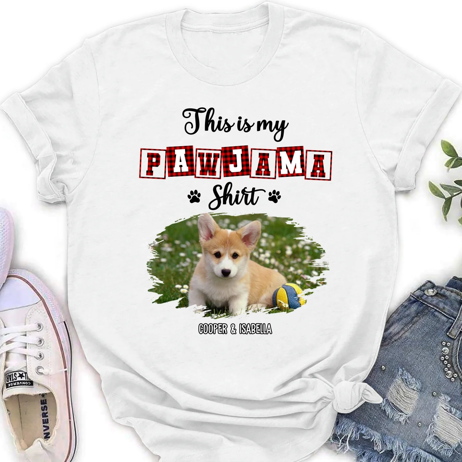 My Sleepshirt Ver 2 Photo - Personalized Custom Women's T-Shirt - Image 5