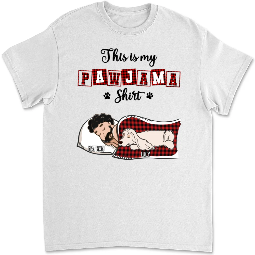 My Sleepshirt Ver Pet 2 - Personalized Custom Unisex T-Shirt - Image 5