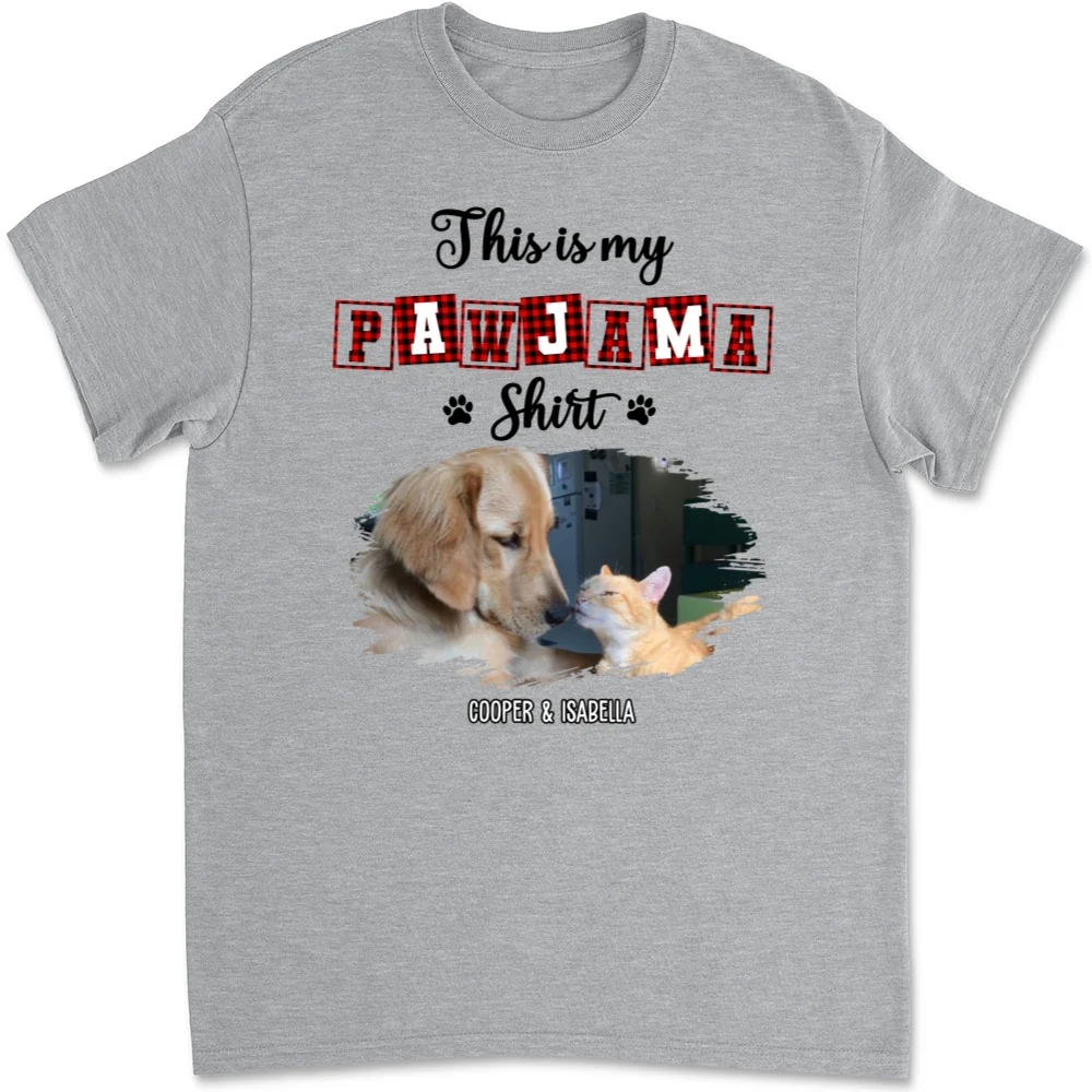 My Sleepshirt Ver Pet 2 Photo - Personalized Custom Unisex T-Shirt - Image 6