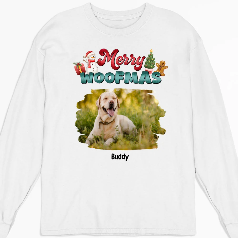 My Snow Babies Photo - Personalized Custom Long Sleeve T-shirt - Image 5