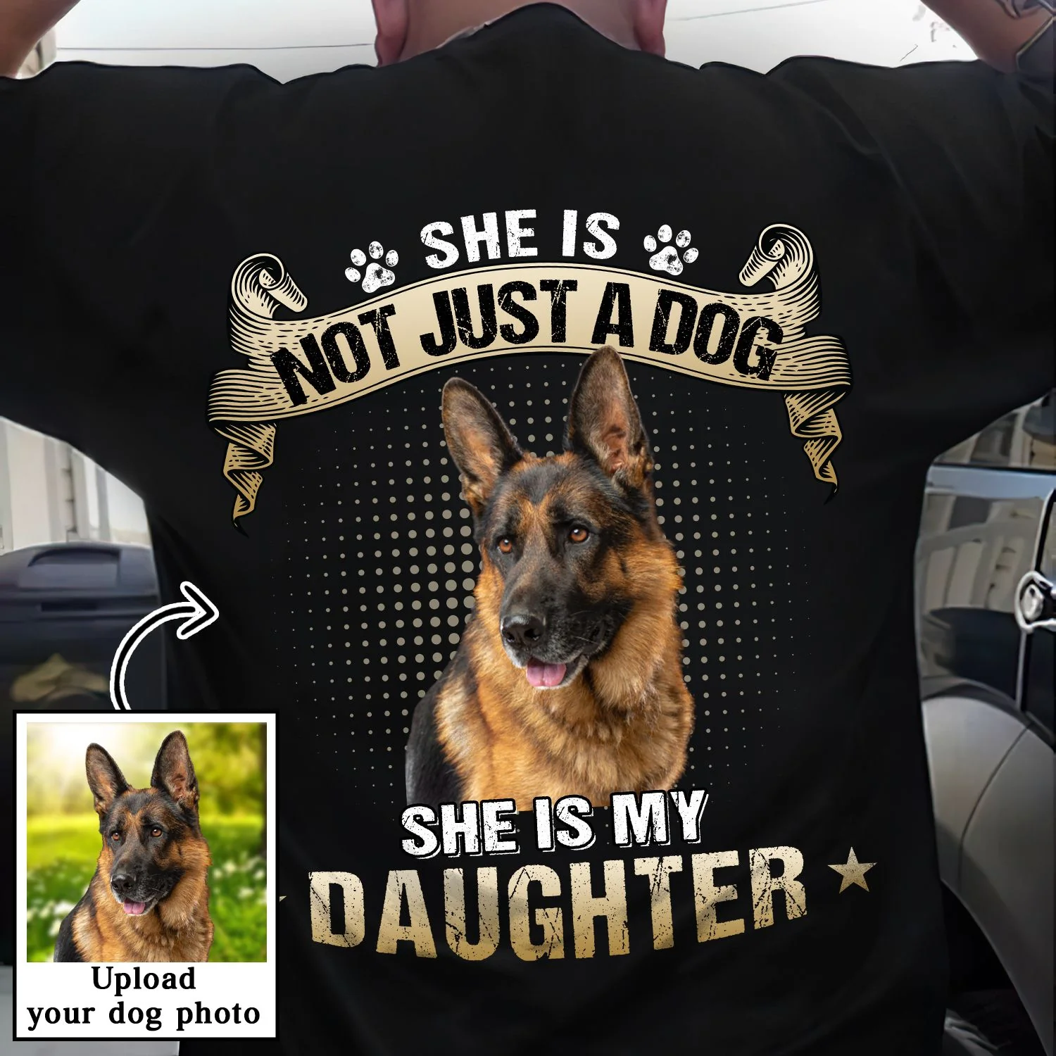 My Son/Daughter 1 - Personalized Custom Photo Unisex T-shirt - Image 2