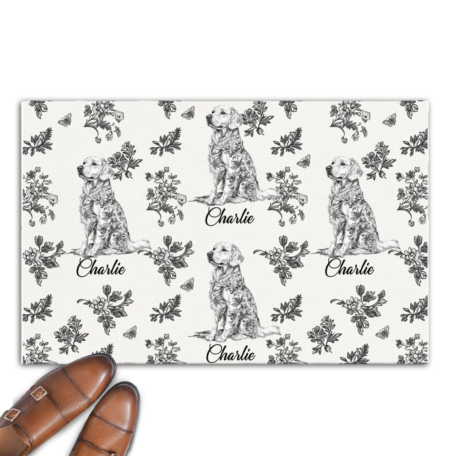 My World Is Blue - Personalized Custom Doormat - Image 7