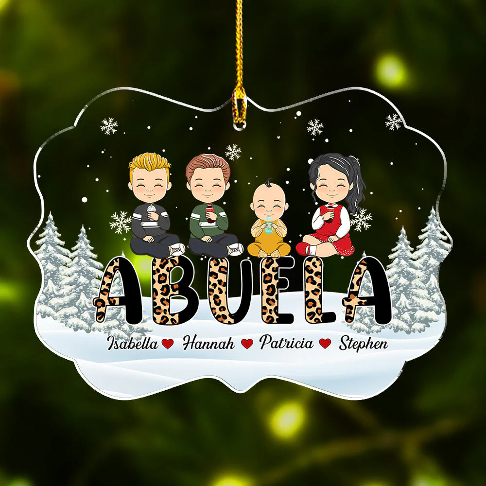 Nana Title Ornament - Personalized Custom Acrylic Ornament - Image 4