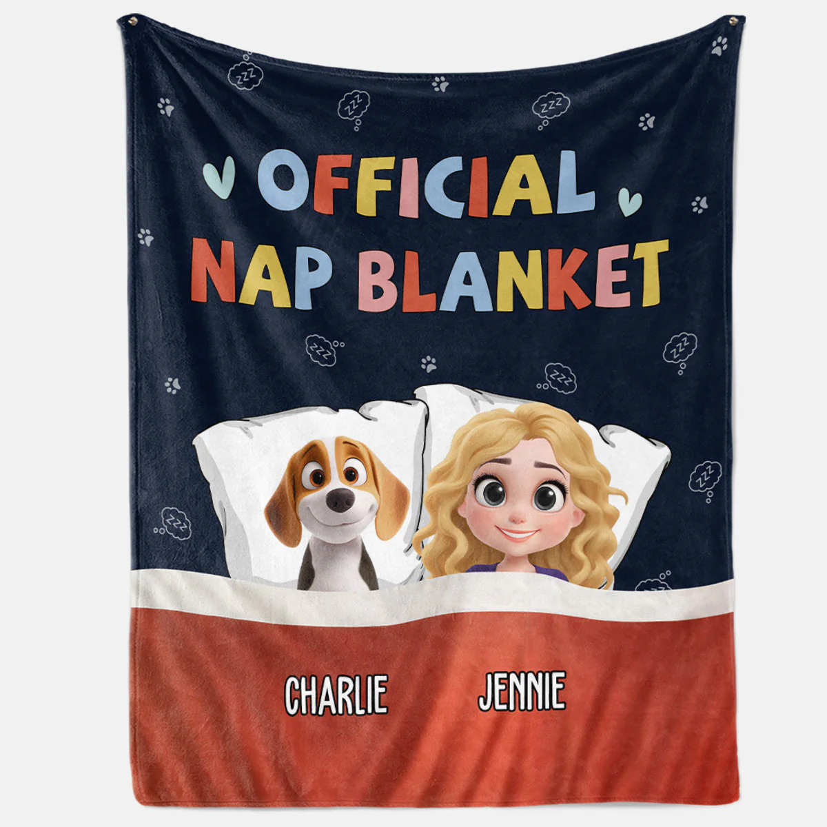 Nap Blanket New Style - Personalized Custom Fleece Blanket