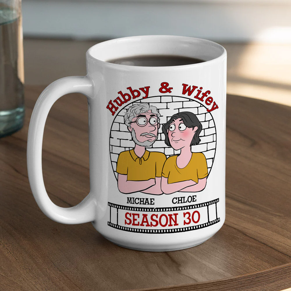 Never Ending Love Story - Personalized Custom Coffee Mug - Image 2