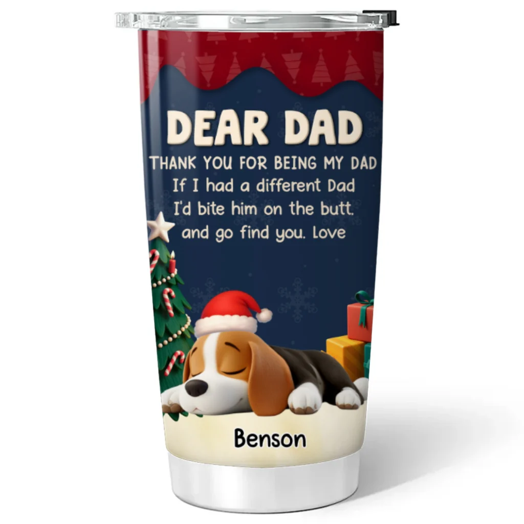 Never Have Another Dad Mom - Personalized Custom Tumbler - Image 5