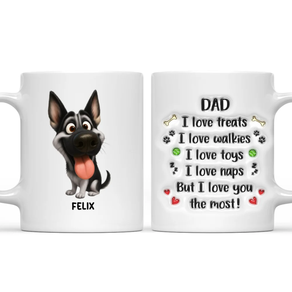 Never Stop Loving You - Personalized Custom 3D Inflated Effect Mug - Image 7