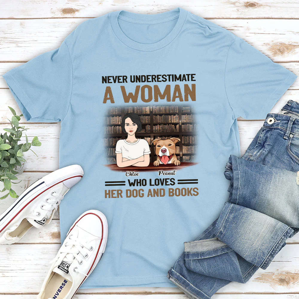Never Underestimate - Personalized Custom Unisex T-shirt - Image 4