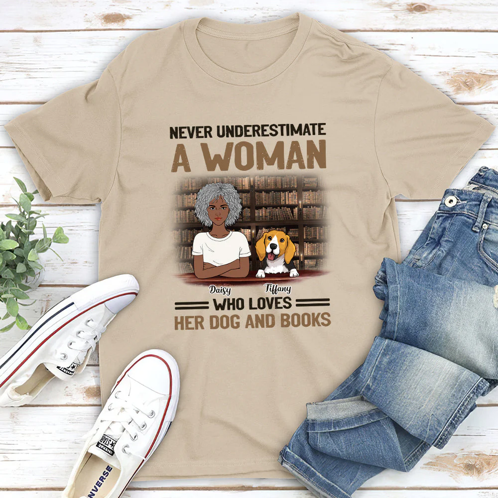 Never Underestimate - Personalized Custom Unisex T-shirt - Image 5