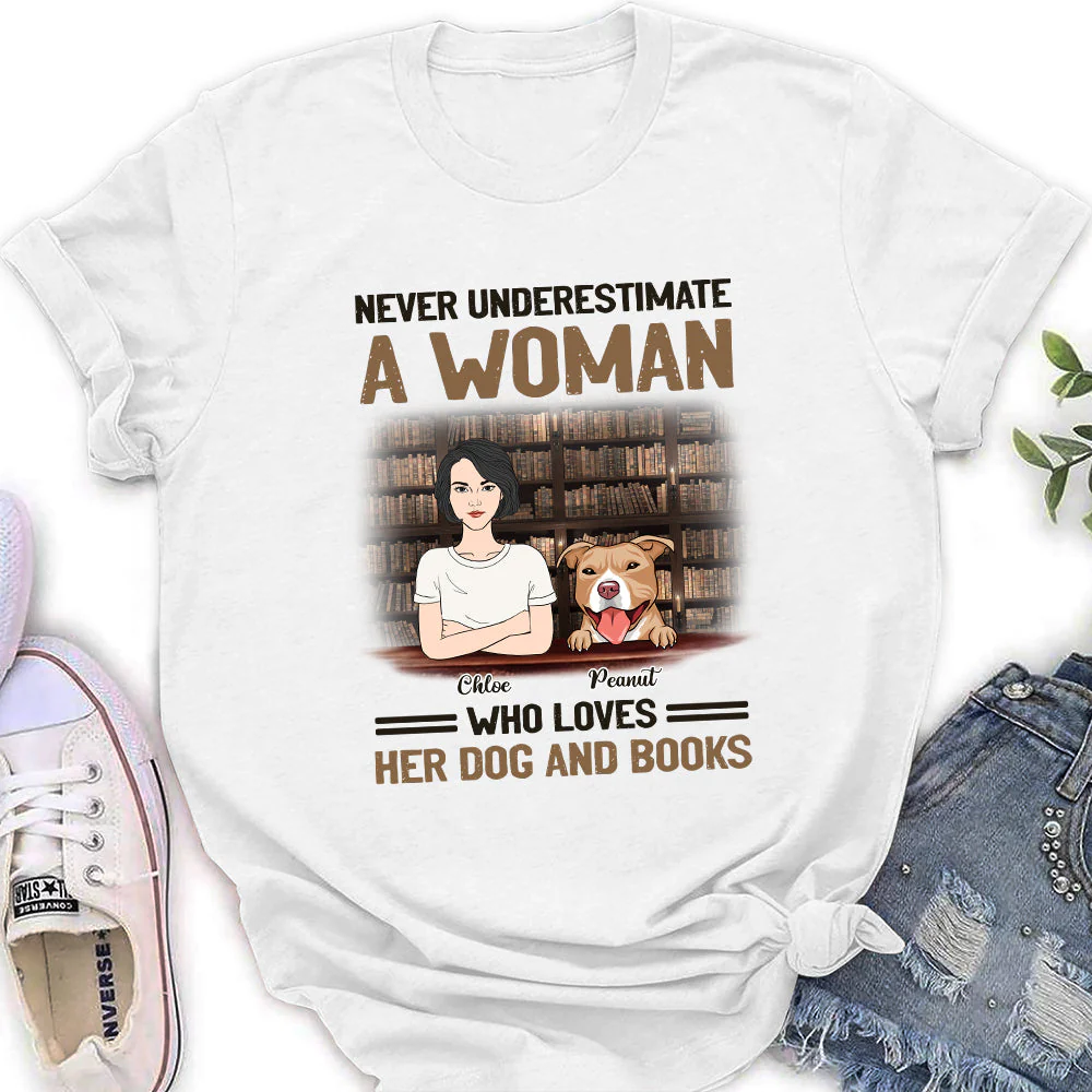 Never Underestimate - Personalized Custom Women's T-shirt - Image 4