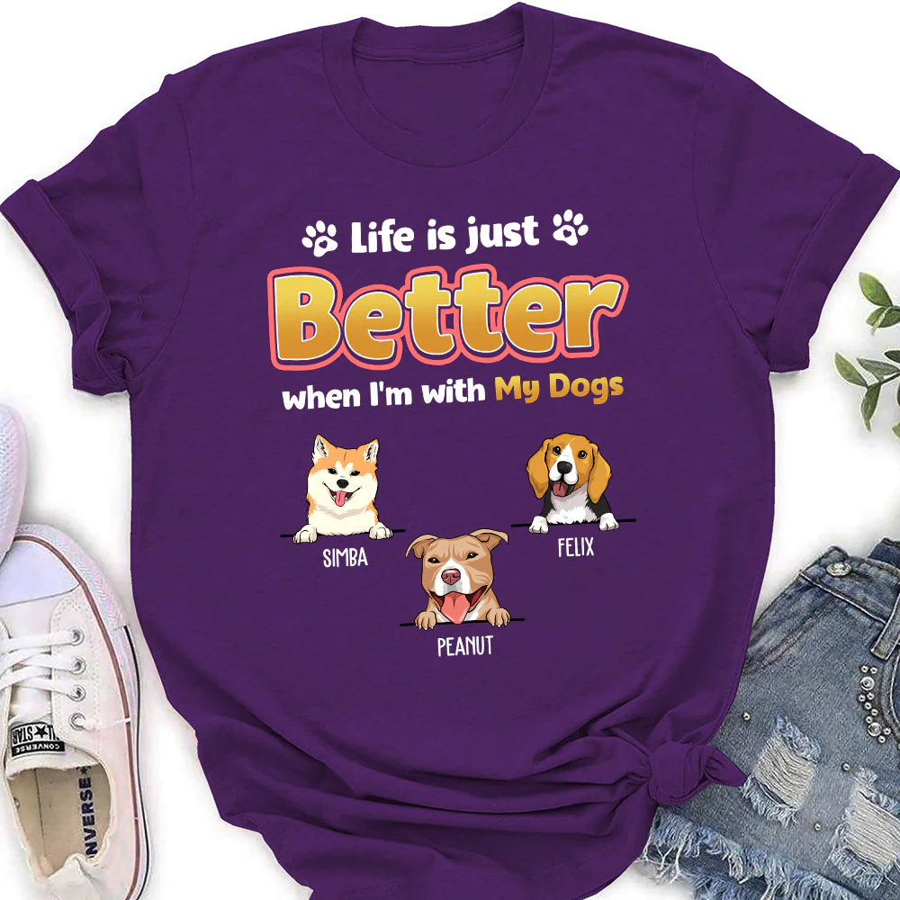No Best Only Better - Personalized Custom Women's T-shirt - Image 3