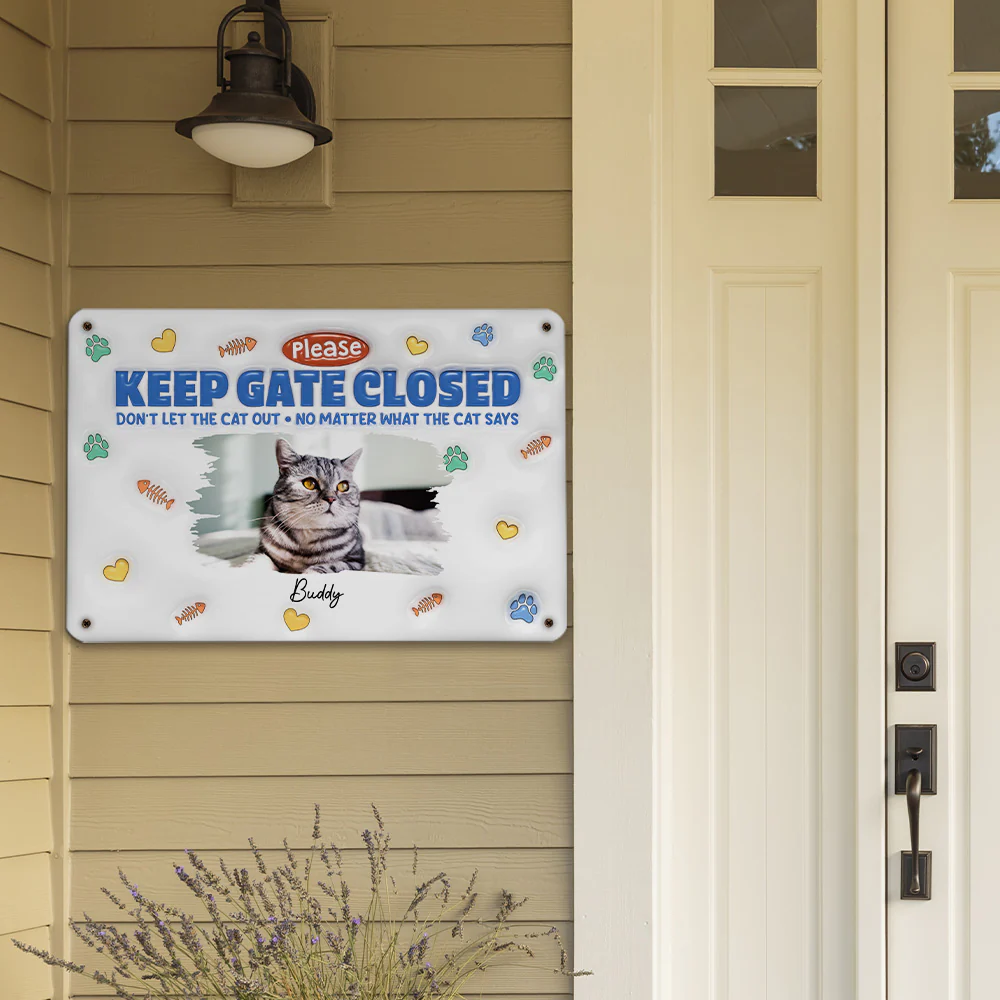 No Matter What Photo - Personalized Custom 3D Inflated Effect Metal Sign - Image 2