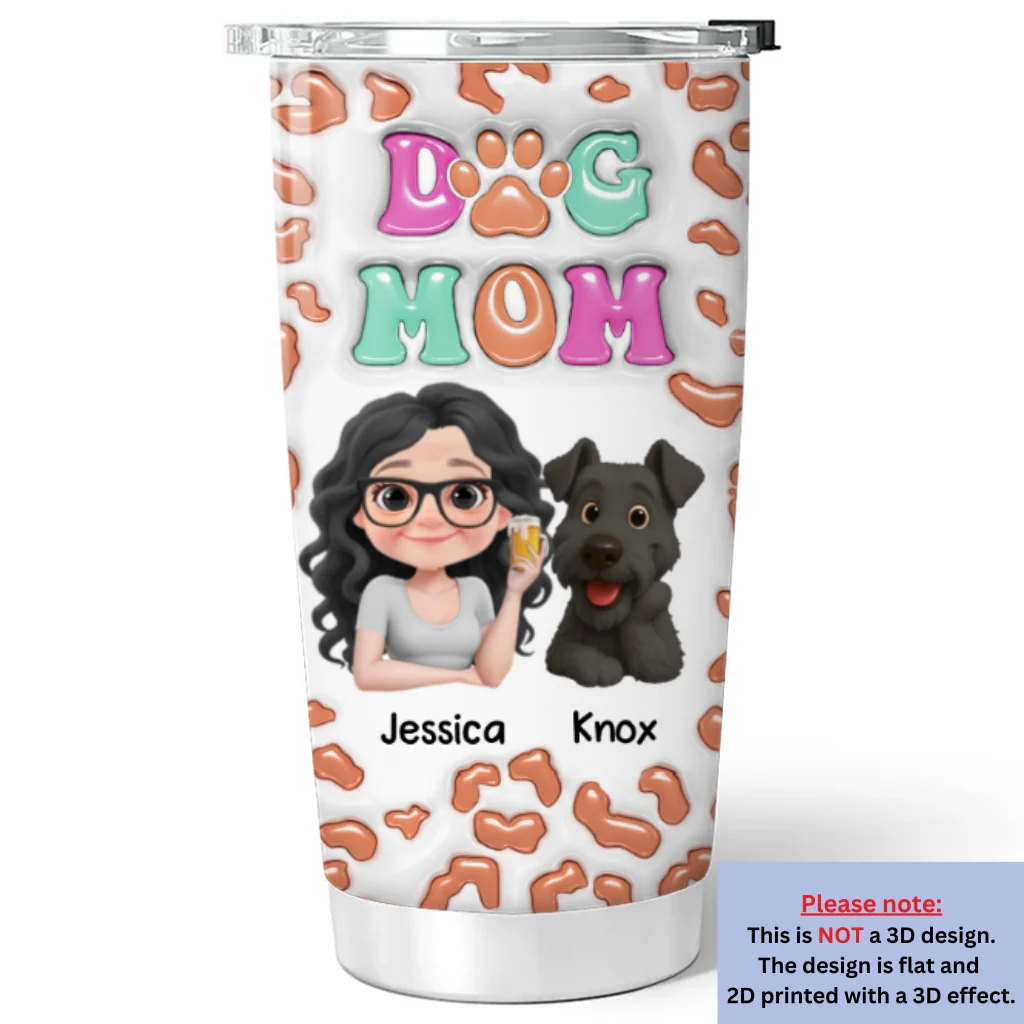 No One Can Break Our Bond - Personalized Custom 3D Inflated Effect Tumbler - Image 6