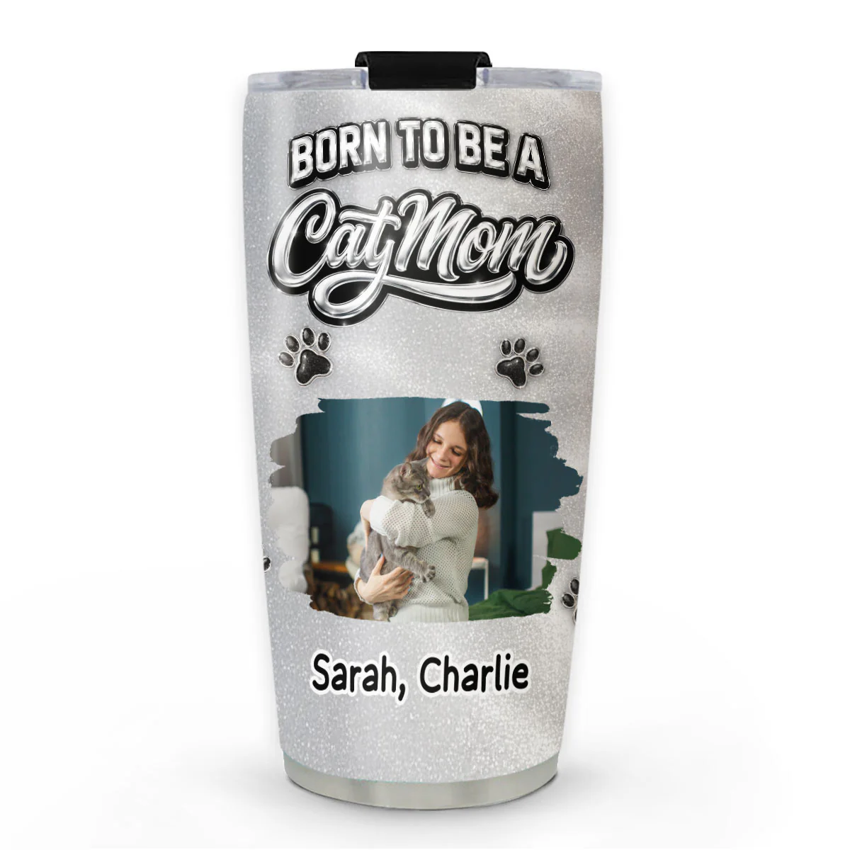 No One Is Like You Cat Photo Ver - Personalized Custom 3D Effect Tumbler