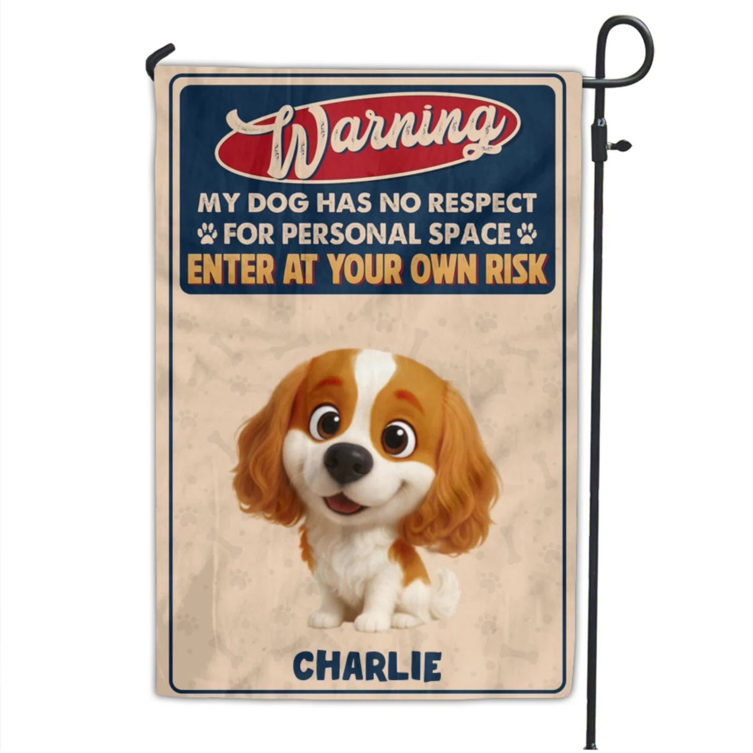 No Personal Space - Personalized Custom Flag - Image 6