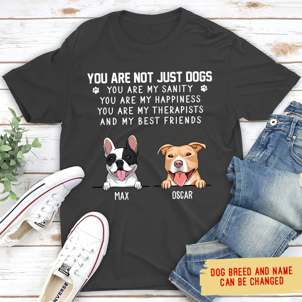 Not Just A Dog 2 - Personalized Custom Unisex T-shirt - Image 3