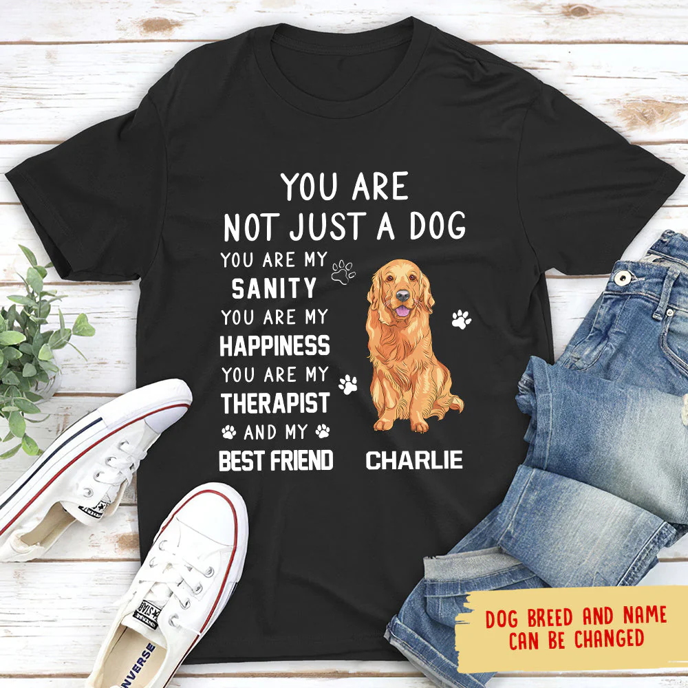 Not Just A Dog - Personalized Custom Unisex T-shirt - Image 3