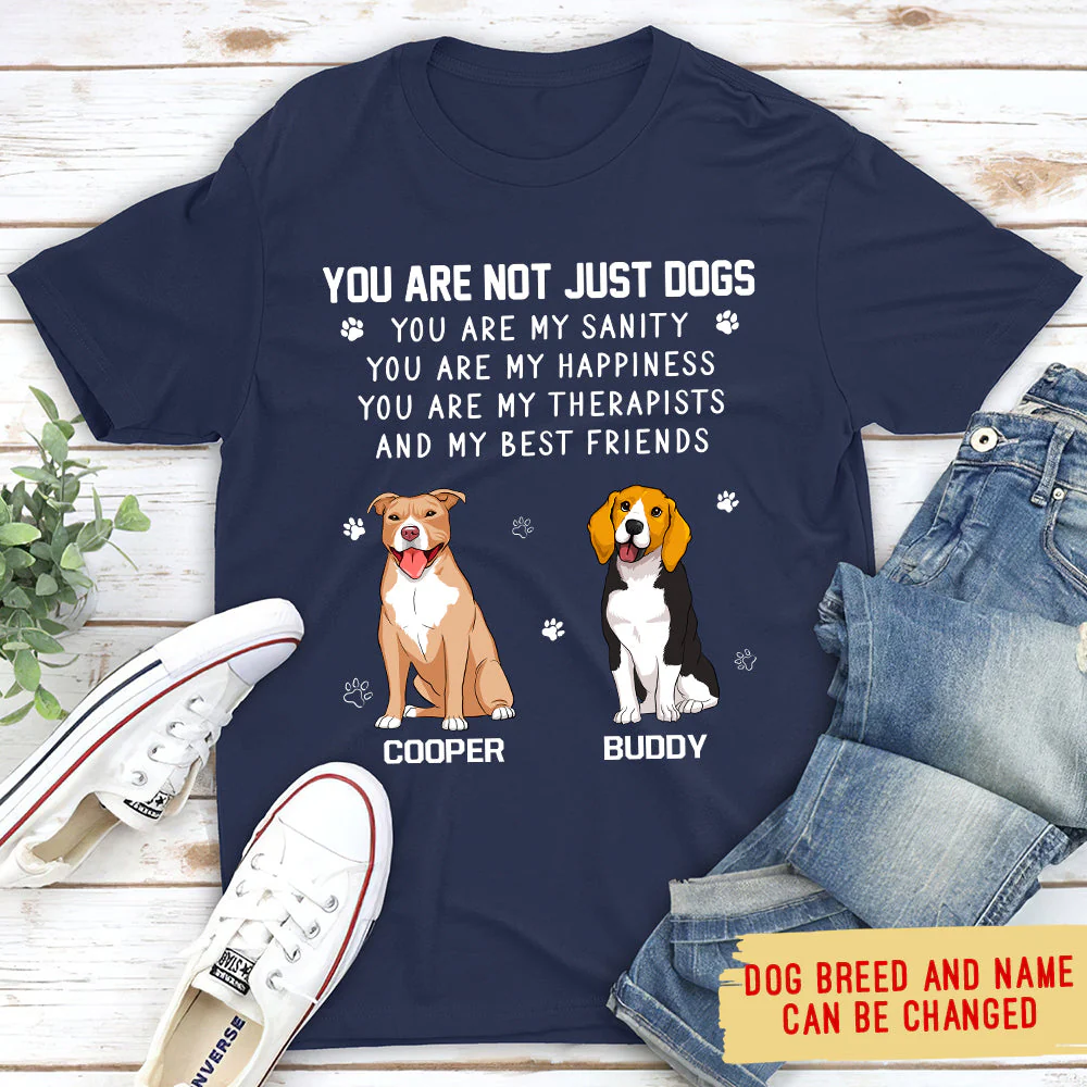 Not Just A Dog - Personalized Custom Unisex T-shirt - Image 5