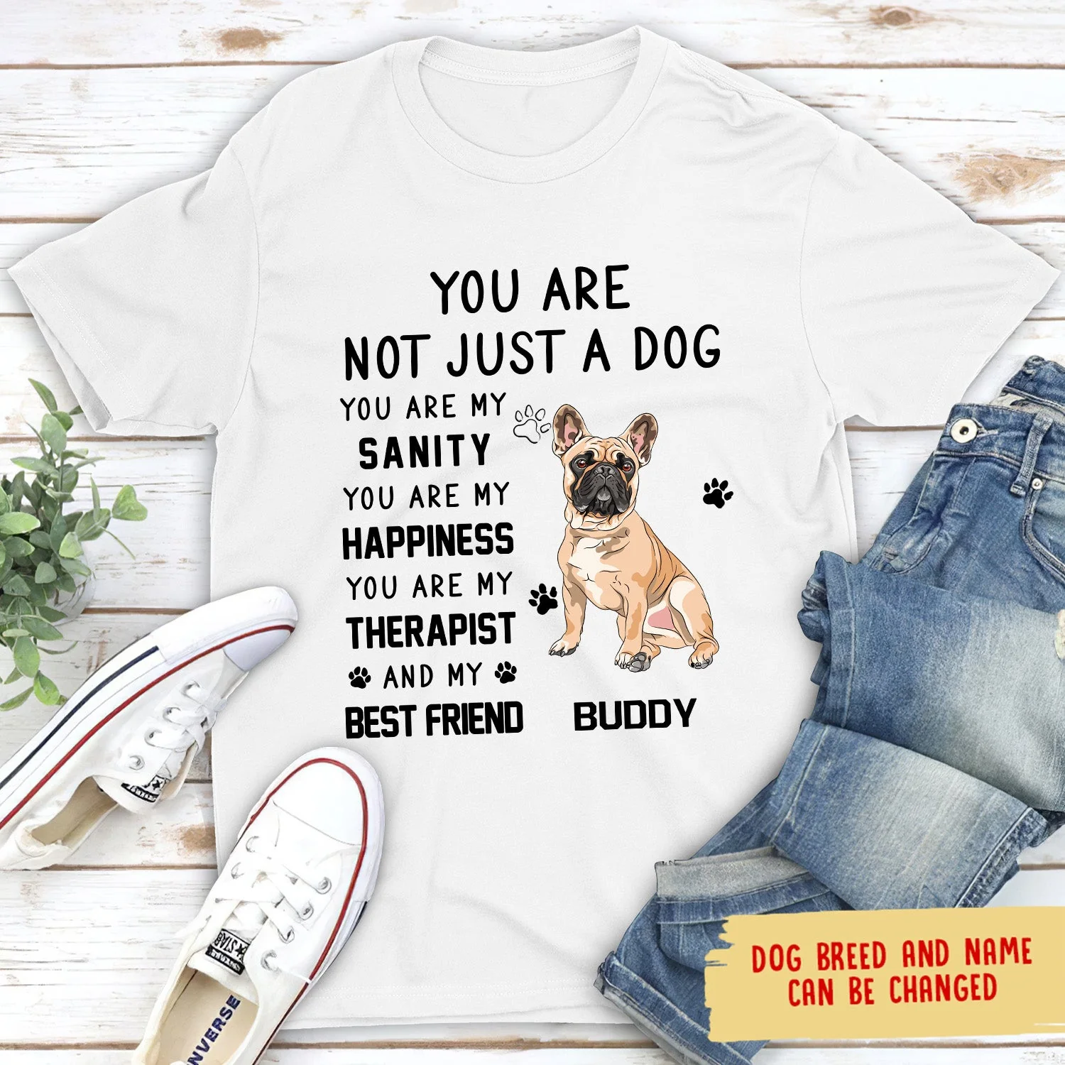 Not Just A Dog - Personalized Custom Unisex T-shirt - Image 6