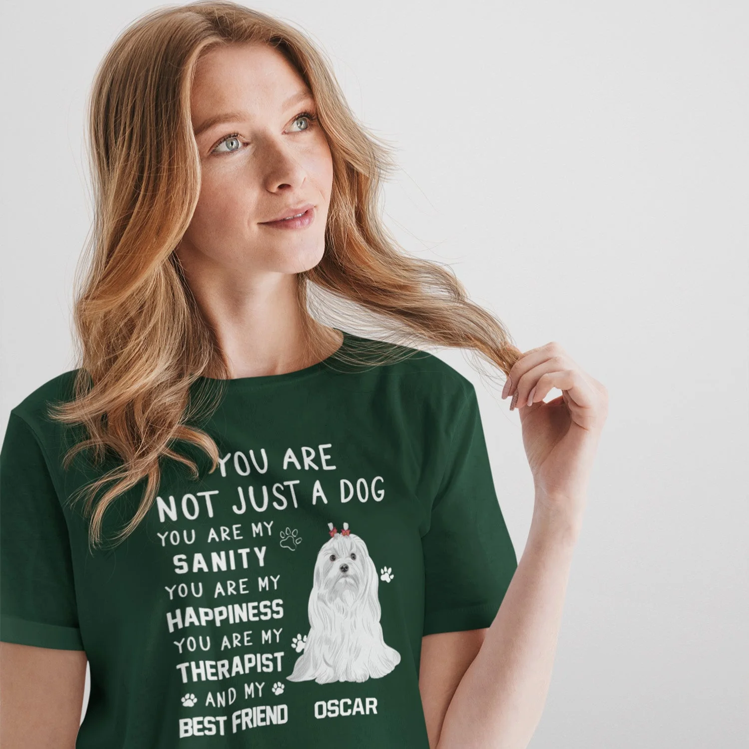 Not Just A Dog - Personalized Custom Unisex T-shirt - Image 7