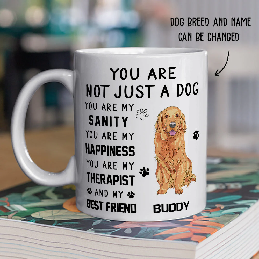 Not Just Dog - Personalized Custom Coffee Mug - Image 2