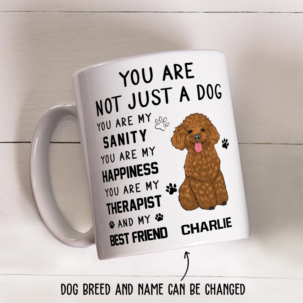 Not Just Dog - Personalized Custom Coffee Mug - Image 3