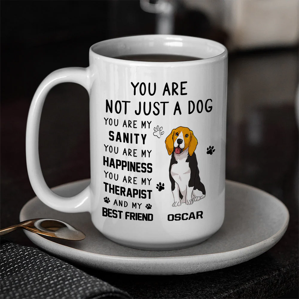 Not Just Dog - Personalized Custom Coffee Mug - Image 4