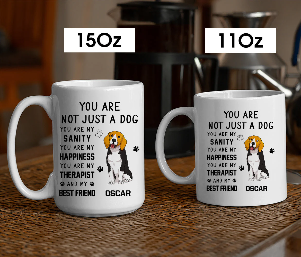 Not Just Dog - Personalized Custom Coffee Mug - Image 5