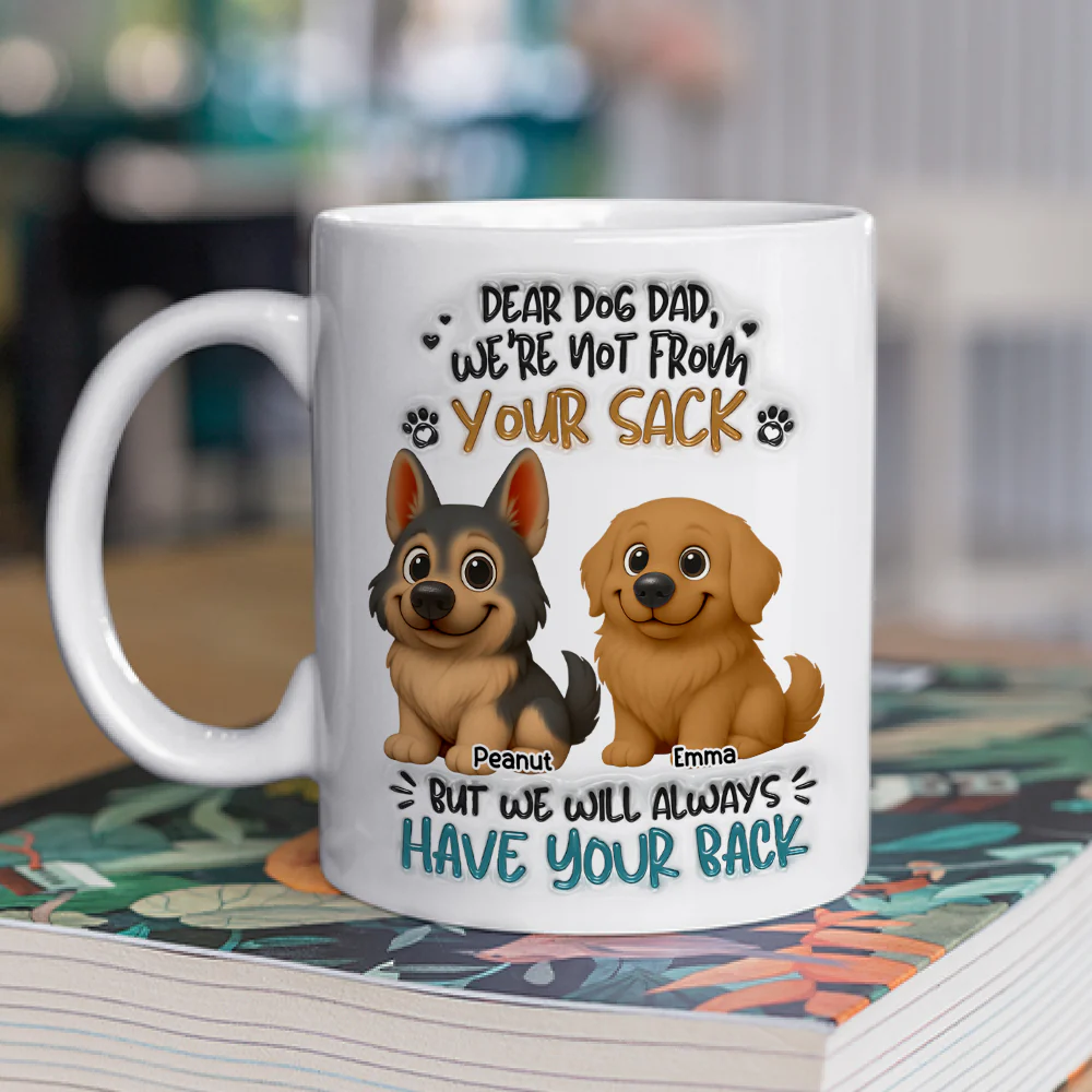 Not Your Blood But Loyal - Personalized Custom 3D Inflated Effect Coffee Mug - Image 2