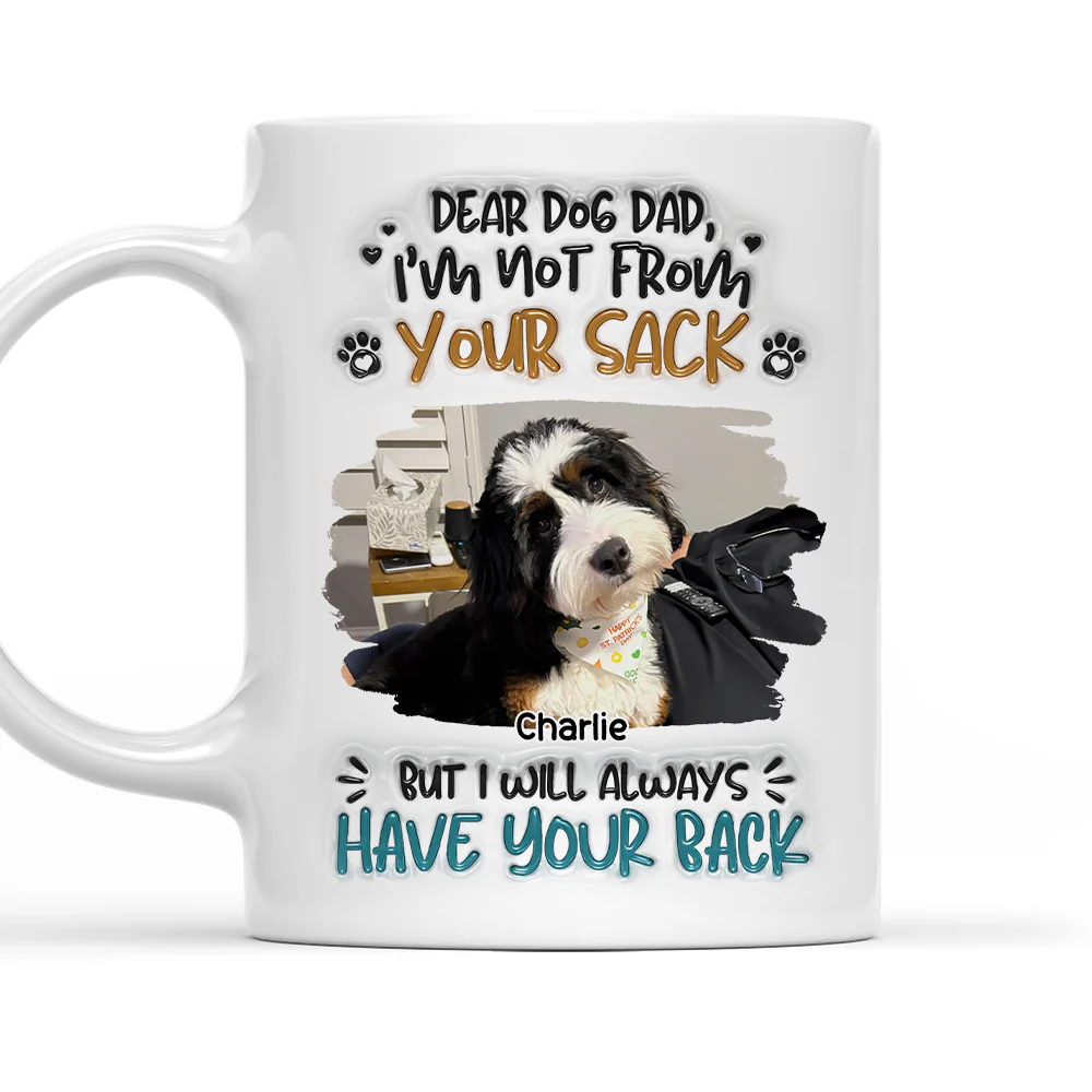 Not Your Blood But Loyal Photo - Personalized Custom 3D Inflated Effect Coffee Mug