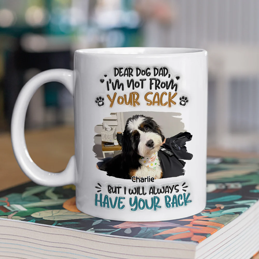 Not Your Blood But Loyal Photo - Personalized Custom 3D Inflated Effect Coffee Mug - Image 2