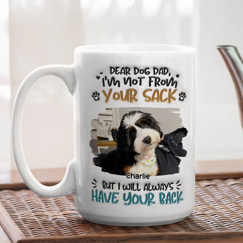 Not Your Blood But Loyal Photo - Personalized Custom 3D Inflated Effect Coffee Mug - Image 4