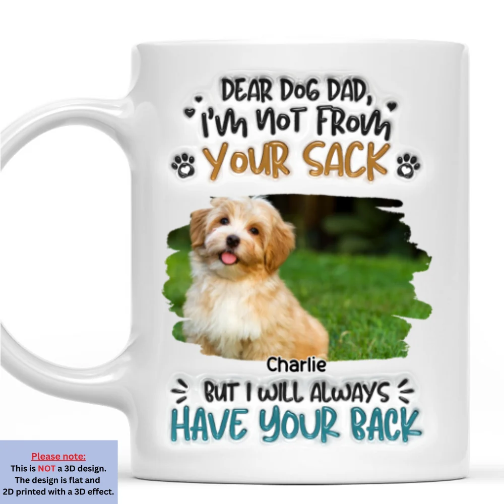 Not Your Blood But Loyal Photo - Personalized Custom 3D Inflated Effect Coffee Mug - Image 6