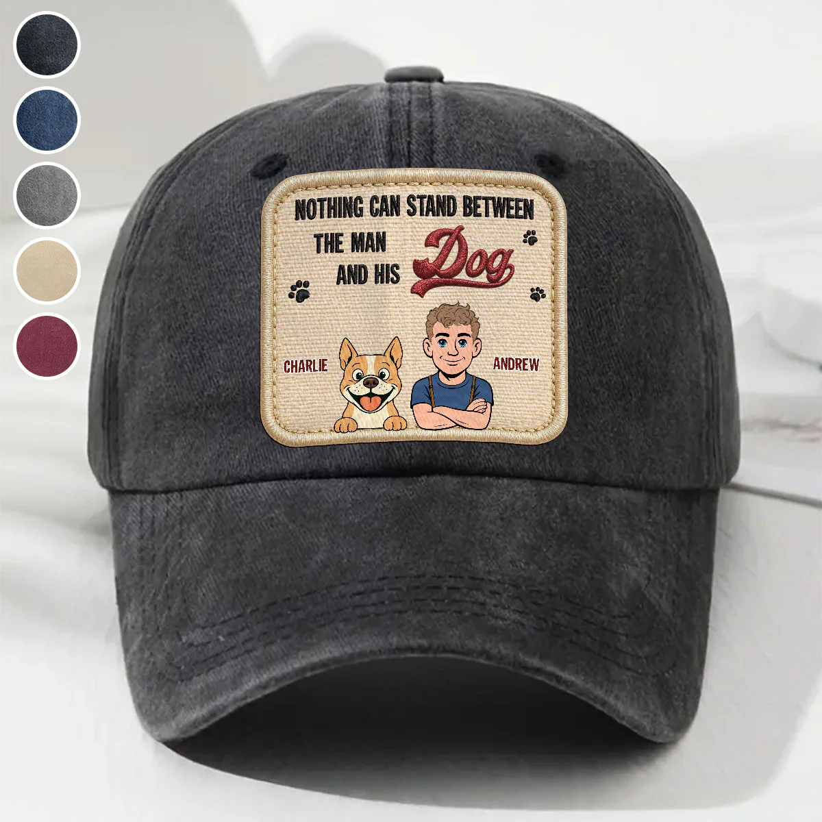 Nothing Can Do - Personalized Custom Vintage Washed Denim Cap