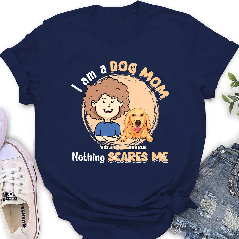 Nothing Really Scares Me - Personalized Custom Women's T-shirt - Image 2
