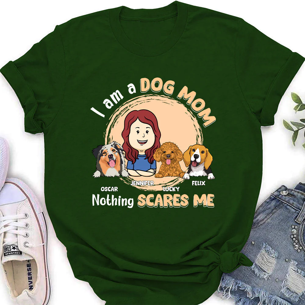 Nothing Really Scares Me - Personalized Custom Women's T-shirt - Image 5