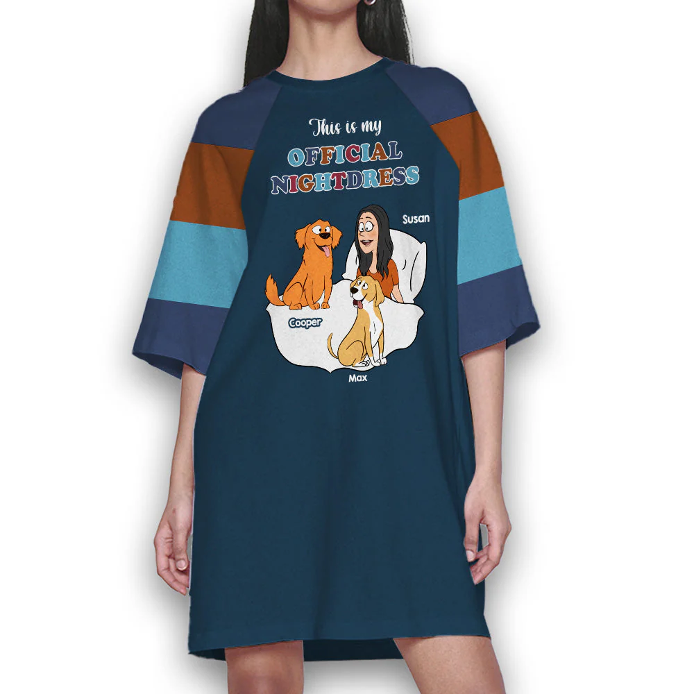 Official Nightdress - Personalized Custom 3/4 Sleeve Dress