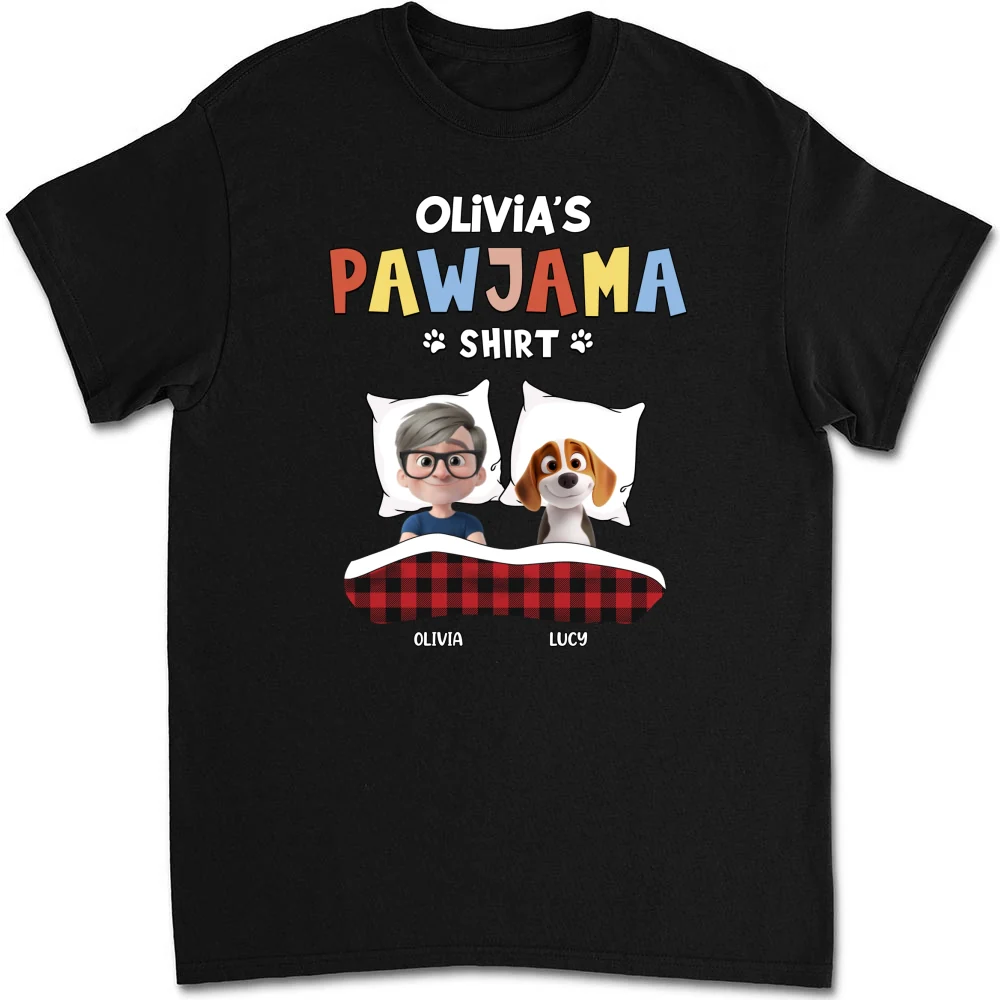 Official Pawjama - Personalized Custom Unisex T-Shirt - Image 6