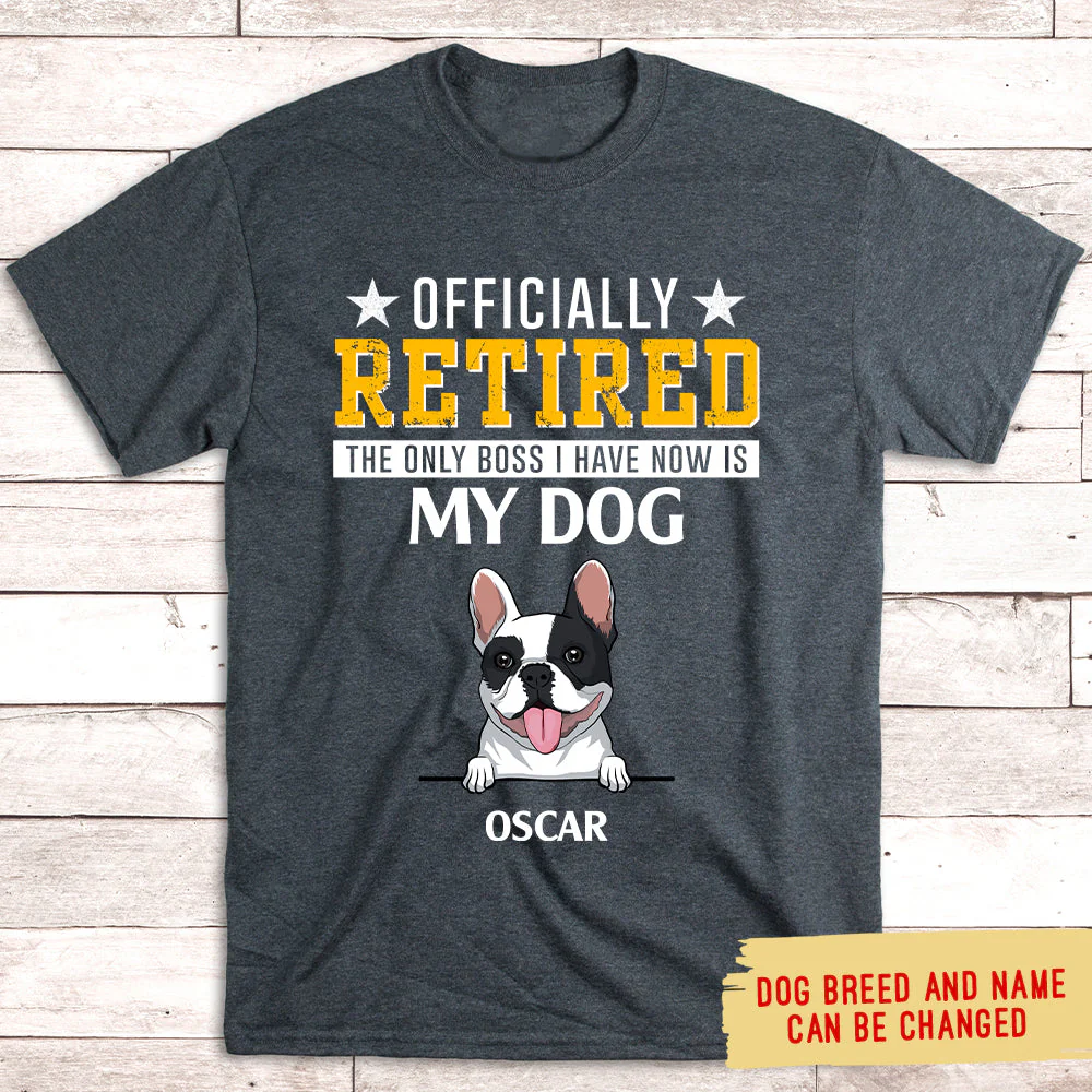 Officially Retired - Personalized Custom Unisex T-shirt - Image 2